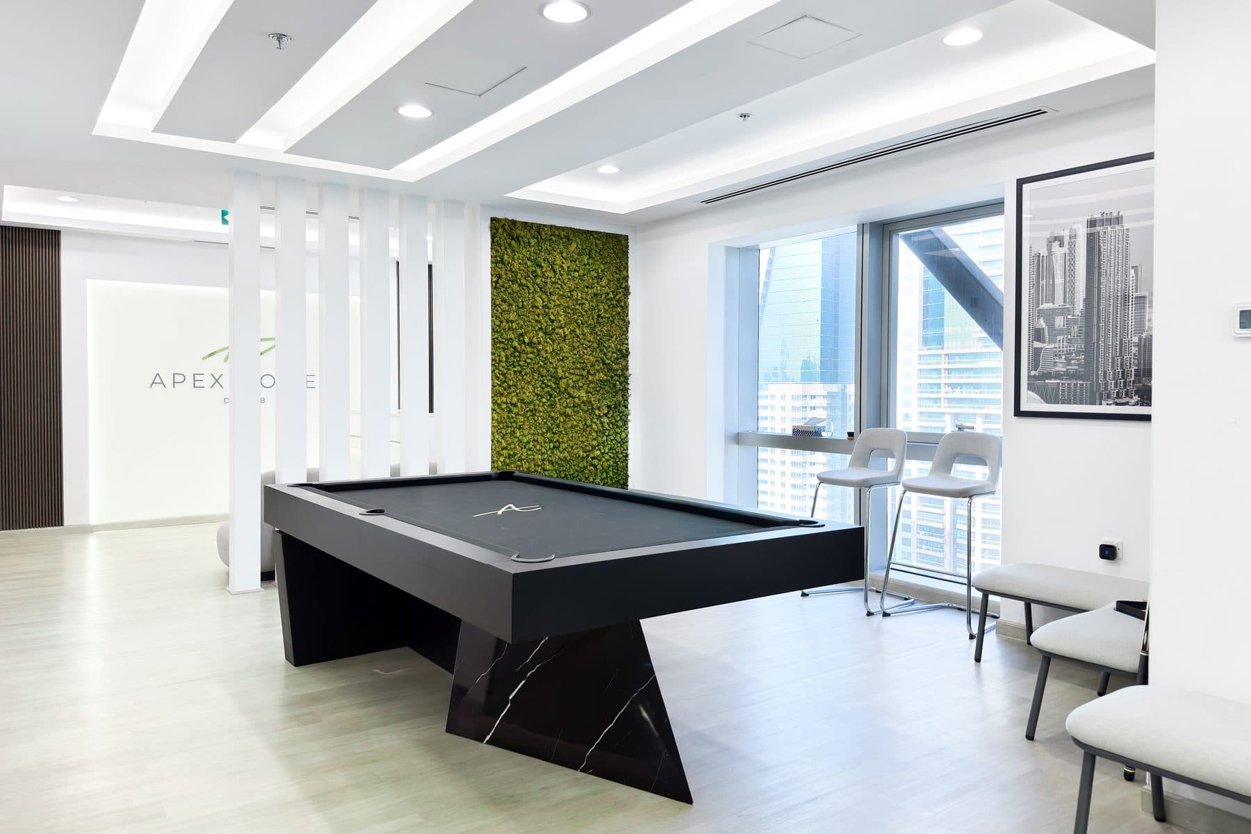 The breakout lounge